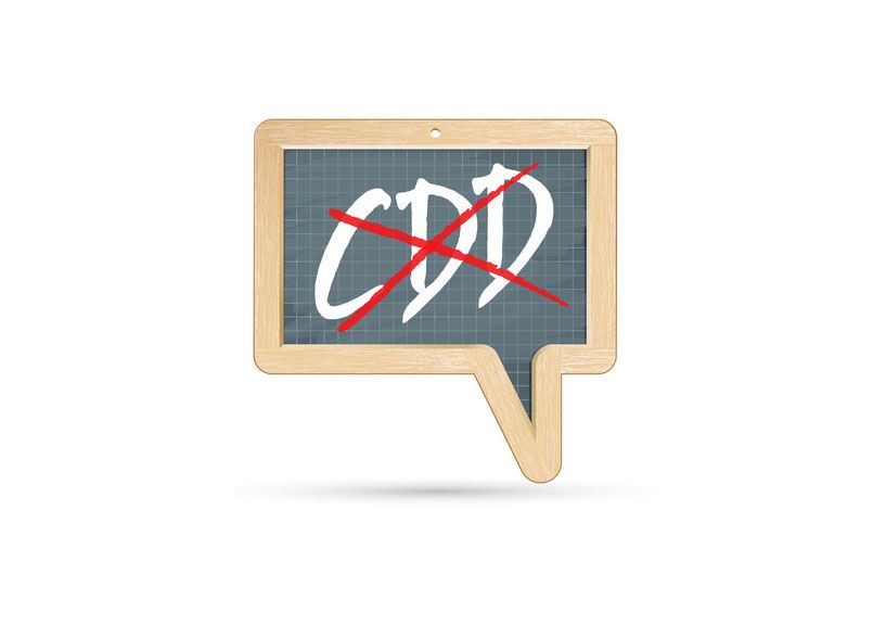 Rupture CDD